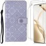 Étui Simili Cuir Pu Motif Losange Samsung Galaxy S23 Fe & Protection Écran